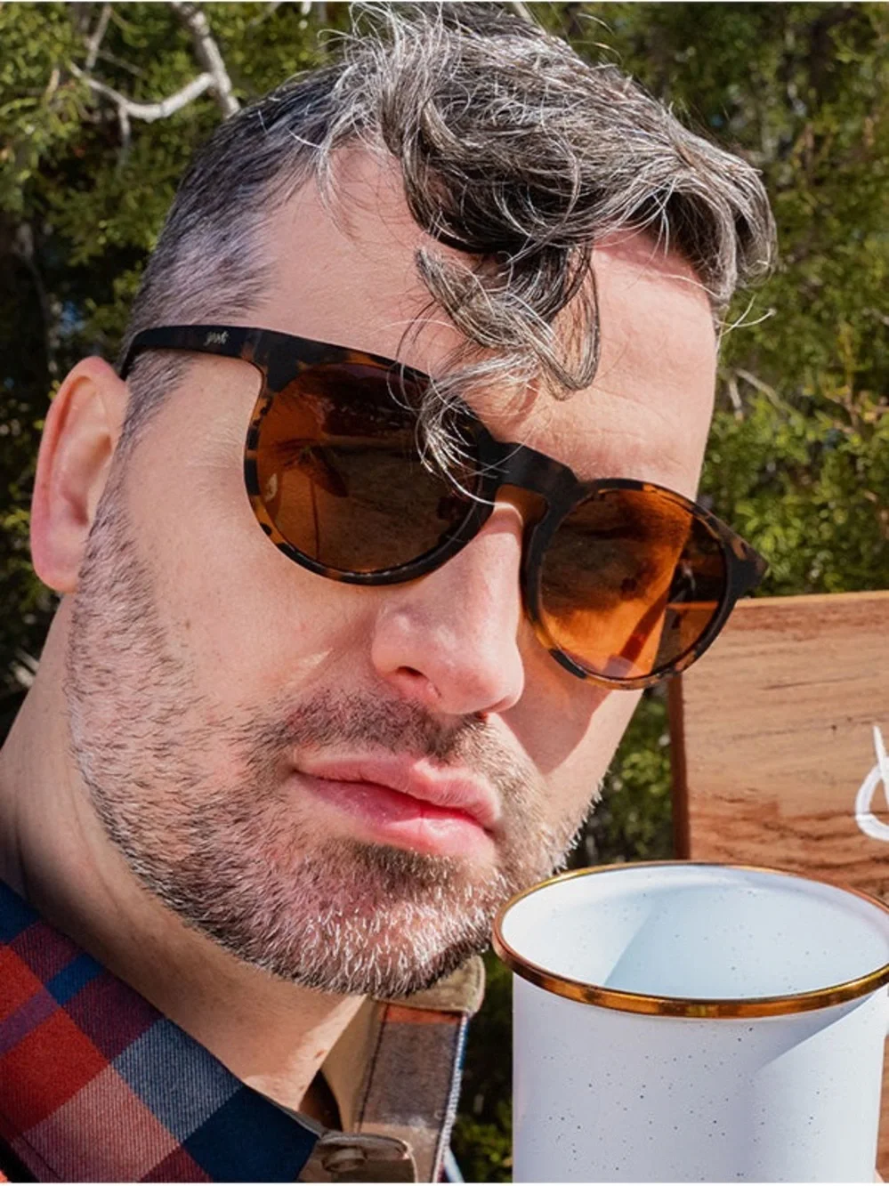 Goodr nine dollar pour over tortoise sunglasses